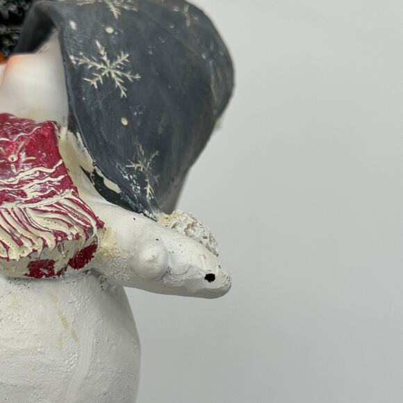 Set of 2 Light Up Snowmen w/ Wreath & Bottle Brush Christmas Tree Snowman - Picture 10 of 10